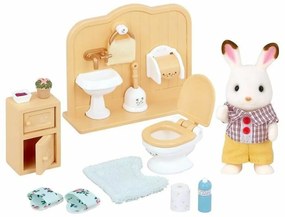 Фигурки на Герои Sylvanian Families Chocolate Rabbit and Toilet Set