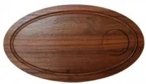 Horecano - Дървена дъска за презентация елипса 20x35x1.5см-(HC-981522) C067A