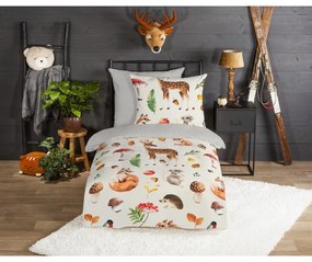 Детско спално бельо от фланела за единично легло 140x200 cm - Good Morning