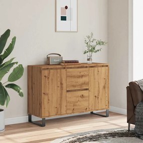857269 vidaXL Сайдборд, дъб артизан, 101,5x35x70 см, инженерно дърво