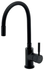 FERRO - Кран за мивка с гъвкаво рамо матов черен