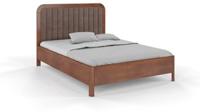 Карамелено кафяво двойно легло от букова дървесина , 160 x 200 cm Visby Modena - Skandica