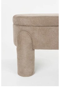 Светлокафява пейка Orly – White Label