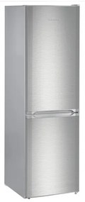Хладилник с фризер Liebherr CUef 331, 296 Л, Клас F, SN-ST, SmartFrost, SmartSteel, FrostSafe, VarioSpace, Сив