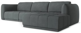 Тъмносив ъглов диван (десен ъгъл) Hoku – Makamii