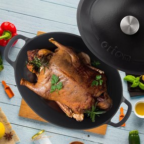 Чугунен съд за готвене 27x42 cm SMALT - Orion