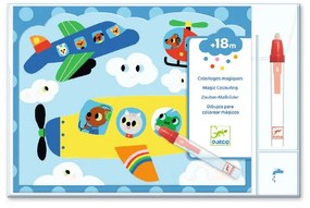 Магическа книга за оцветяване на вода Животни - Djeco