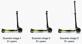smarTrike - Детски разтегаем скутер Xtend, зелен