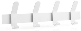 Бяла метална закачалка за стена A-Rack - Zone