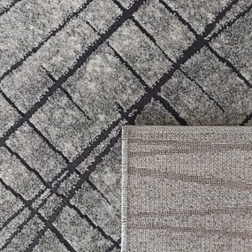 Модерен абстрактен сив килим Широчина: 200 см | Дължина: 290 см