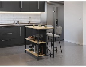 Бар маса от дъб 60x100 cm Sagi - Marckeric