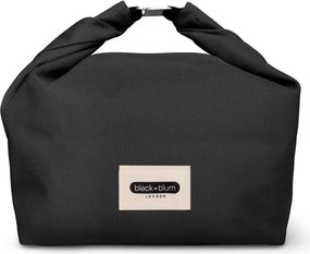 Изолирана чанта за обяд Black+Blum LBB018, 6.7 л, 33.5х15.5х31 см, Водоотблъскваща, Навиваща се, Каишка за носене, Без BPA, Черен
