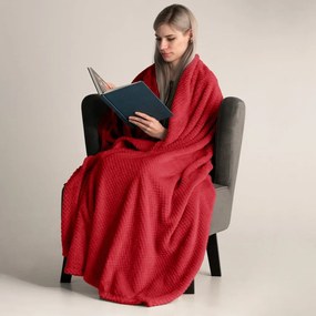 Червено одеяло от микрофибър , 220 x 240 cm Henry - DecoKing