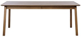 Сгъваема маса за хранене с дъбов плот 95x190 cm Baro - Unique Furniture