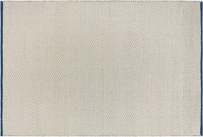 Син/бежов ръчно изработен вълнен килим 200x300 cm Lenu – noo.ma