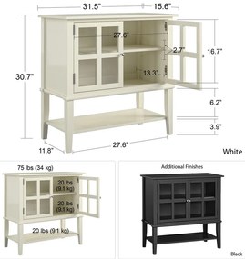 Бяла витрина Franklin - Støraa