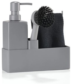 Сива керамична стойка за перилни препарати Singles – Zone