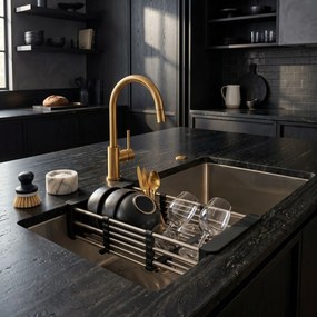 Телескопичен сушилник за мивка REA P14487 Black