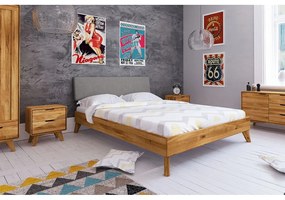 Дъбово двойно легло 140x200 cm Greg 3 - The Beds