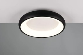 Черно LED затъмняващо се осветително тяло за таван Cardona – Trio