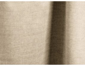 Бежов кадифен модул за диван (ляв ъгъл) Martina – Micadoni