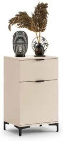 Скрин ЛАНА K-50S Бежов (Шампанско) - СТОЯЩ ШКАФ С ЧЕКМЕДЖЕ