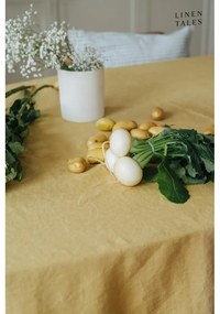 Жълти подложки от плат в комплект от 4 - Linen Tales