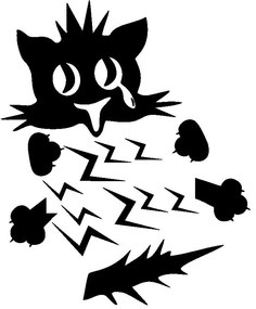 Стикер Plug Kitten Electro - Ambiance