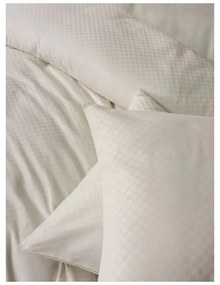 Бежово двойно удължено спално бельо от памук Renforcé 240x220 cm Checkered – Mila Home Luxury