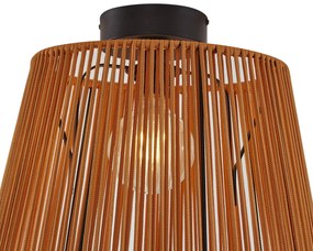 Japandi външна таванна лампа с оранжев въже IP54 - Jayla