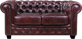 Диван Chesterfield II двуместен-Red antique