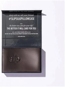 Копринена калъфка за възглавница 51x76 cm Charcoal – slip