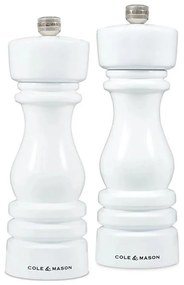 Cole&Mason - Комплект мелнички за сол и пипер LONDON 2 бр 18 см бук/бял