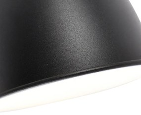 Индустриален стенен аплик черен с регулируема ръка - Merle