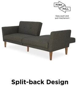 Сив разтегателен диван 205 cm Regal - Novogratz