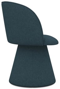 Тапициран трапезен стол в петролен цвят Maia – Makamii