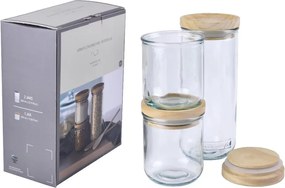 Комплект стъклени буркани 3 бр. Hermetic - Ego Dekor