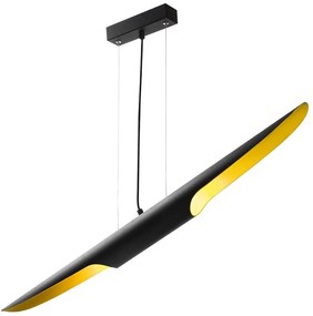 Черно висящо осветително тяло Efsun - Opviq lights