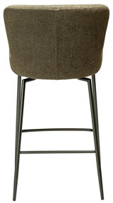 Тапициран бар стол в цвят каки (височина на седалката 67,5 cm) Glam – DAN-FORM Denmark