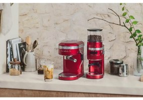 Електрическа кафемелачка Artisan KitchenAid 5KCG8433ECA, 150W, 340 g, 70 степени на смилане, Автоматично изключване, Apple Candy Red