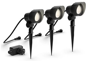 Philips - Комплект 3x LED външни прожектори GARDENLINK LED/6W/230V 2700K IP44