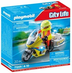 Игра Комплект Превозни Средства Playmobil 71205 Мотоциклет 20 Части