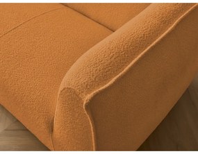 Диван от прежда с примки от букле в цвят горчица 242 cm Giorgia – Bobochic Paris