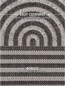 Черен/кремав килим за открито и закрито 160x230 cm Haringey Woodfield – Ted Baker