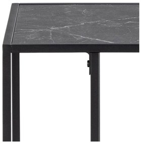 Странична масичка с плот от имитация на мрамор 43x35 cm Infinity – Actona