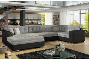 Разтегалелен диван П-образен DARINA, 340x73x190, berlin 01/soft 11, ляв ъгъл