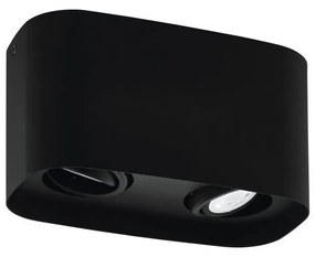 Eglo 31098 - LED точково осветително тяло MENDOZA 2xLED/4,7W/230V 3000K черно