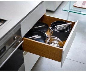 Касерола с капак с керамично покритие подходящо за индукционен котлон Space – Joseph Joseph