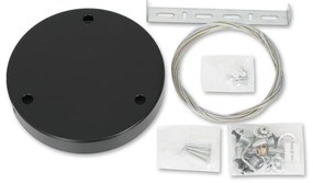 Окачена система за осветление MAQ 32W/40W 1м черна