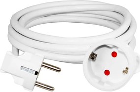 COMMEL Удължител 2 метра кабел H05VV-F 3G1мм2 бял  - C220-502X